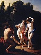Deux femmes dansant devant un berger jouant du pipeau, dit aussi Nymphes dansant Pieter van der Werff